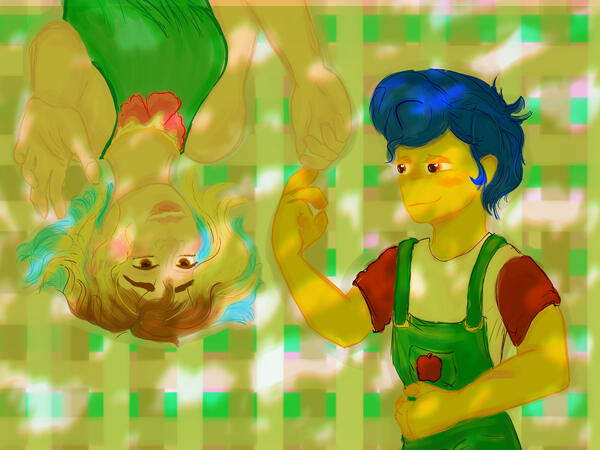 2 Character Bust Piece